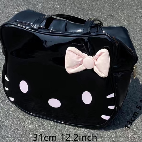 Pleather Purse Sanrio Hello Kitty Shoulder Bag  Trendy Kawaii Handbag. N… - Picture 1 of 5